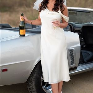 Fame and Partners Francois dress in ivory.